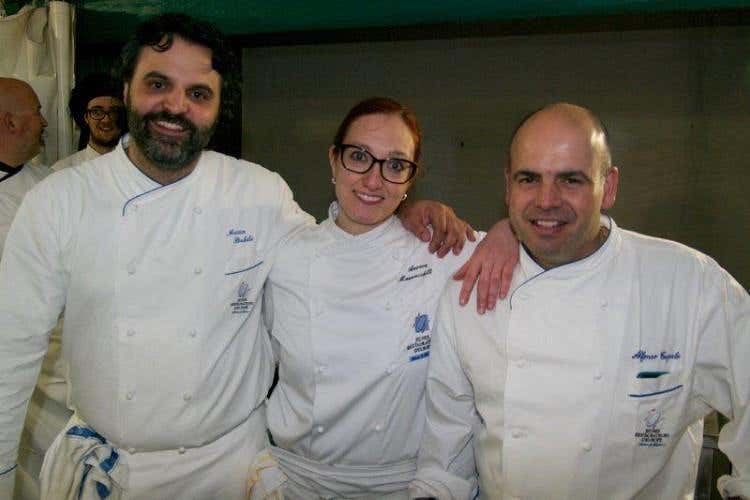Marco Stabile, Aurora Mazzucchelli e Alfonso Caputo